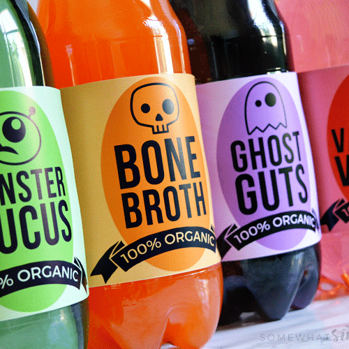 Halloween Treat Bags - Bugs and Kisses | Somewhat Simple