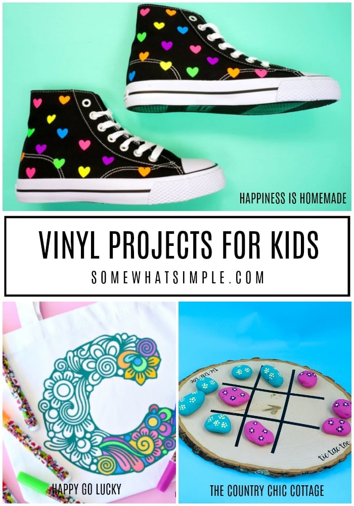 fun vinyl projects for kids to make at home with a cricut