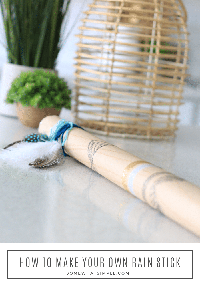 Kids of all ages LOVE making and playing with their very own rain stick! These rain sticks are also budget-friendly, which makes parents love them, too. ;) #kidcraft #kidproject #kidapproved #momapproved #budgetfriendly #kidfun #fun #parenting #craftingwithkids #parentingwin via @somewhatsimple