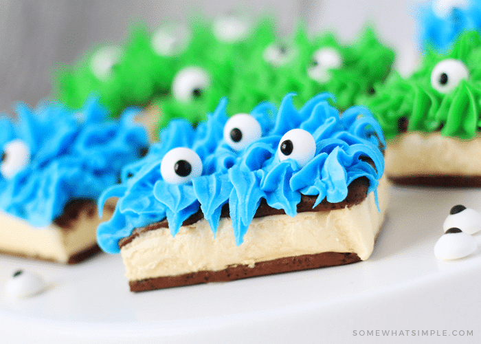 ice cream sandwich monsters on a plate