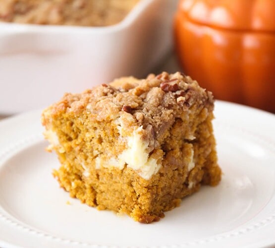 pumpkin cream cheese coffee cake