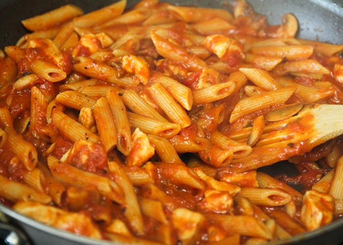 One Pot Chicken Parmesan Skillet - Somewhat Simple