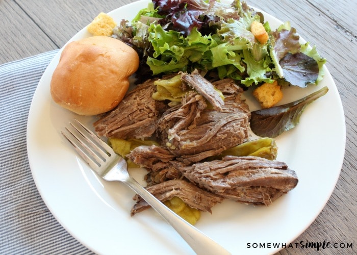 Pepperoncini Pot Roast in the Crock Pot Somewhat Simple