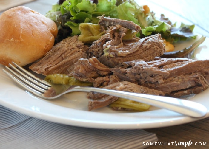Pepperoncini Pot Roast in the Crock Pot Somewhat Simple