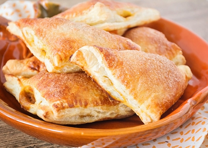 empanadas de calabaza marrón dorado