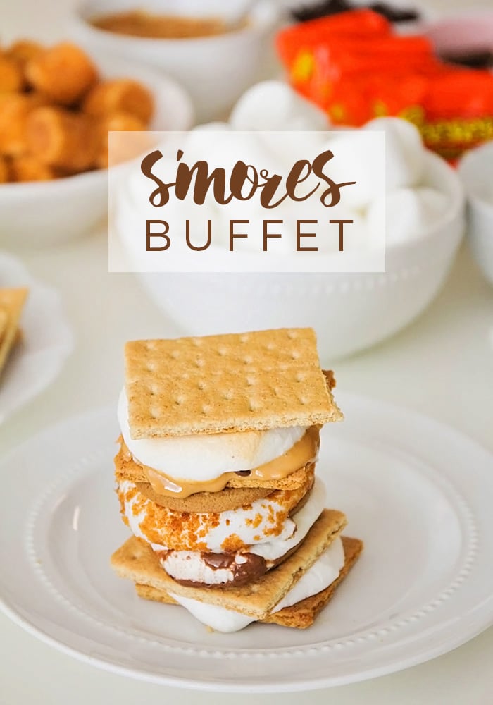 Food and Drink : S'mores Buffet via @somewhatsimple