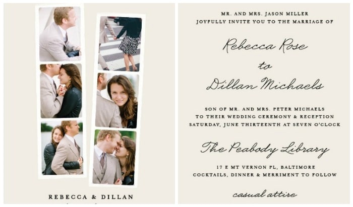 affordable wedding invitations our top picks somewhat simple