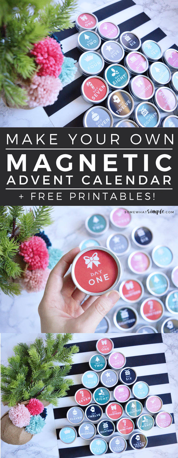 Advent Calendar DIY tutorial + FREE printables!