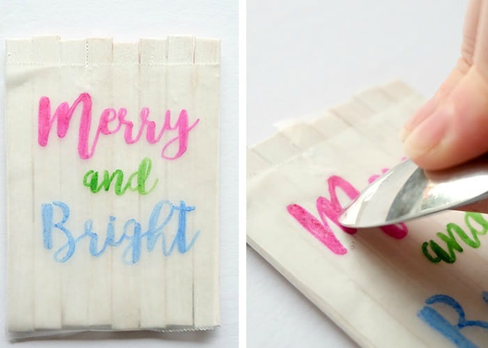 Wax Paper Stencil Tutorial for Crafts and Projects Somewhat Simple