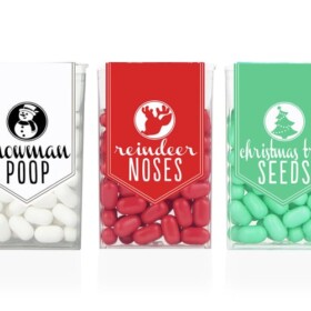 Christmas Tic Tac Labels