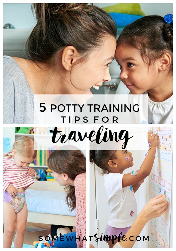 boy travel potty training