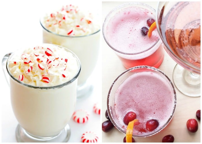 Easy Peppermint and Fruity Winter Drinks