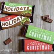 Christmas Candy Bar Wrappers