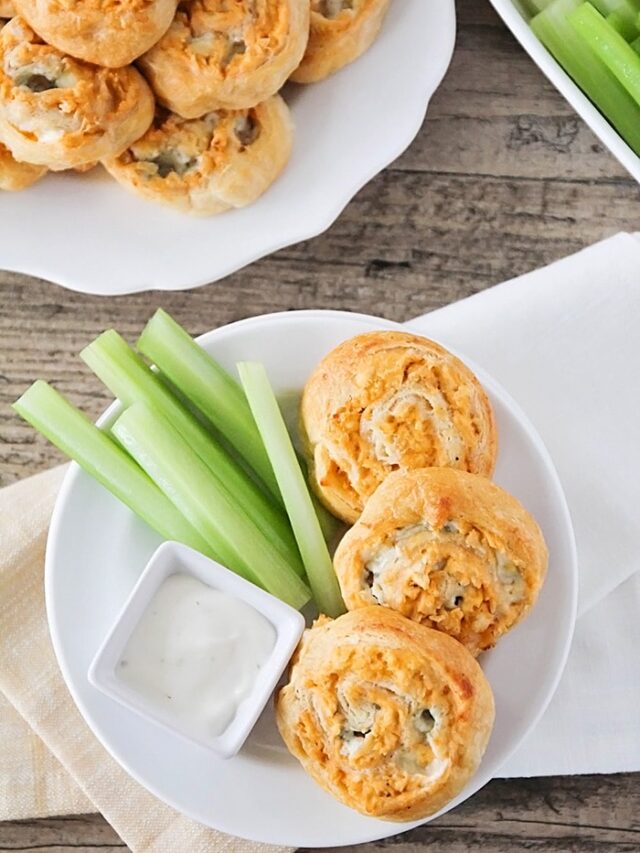Buffalo Chicken Pinwheels Somewhat Simple