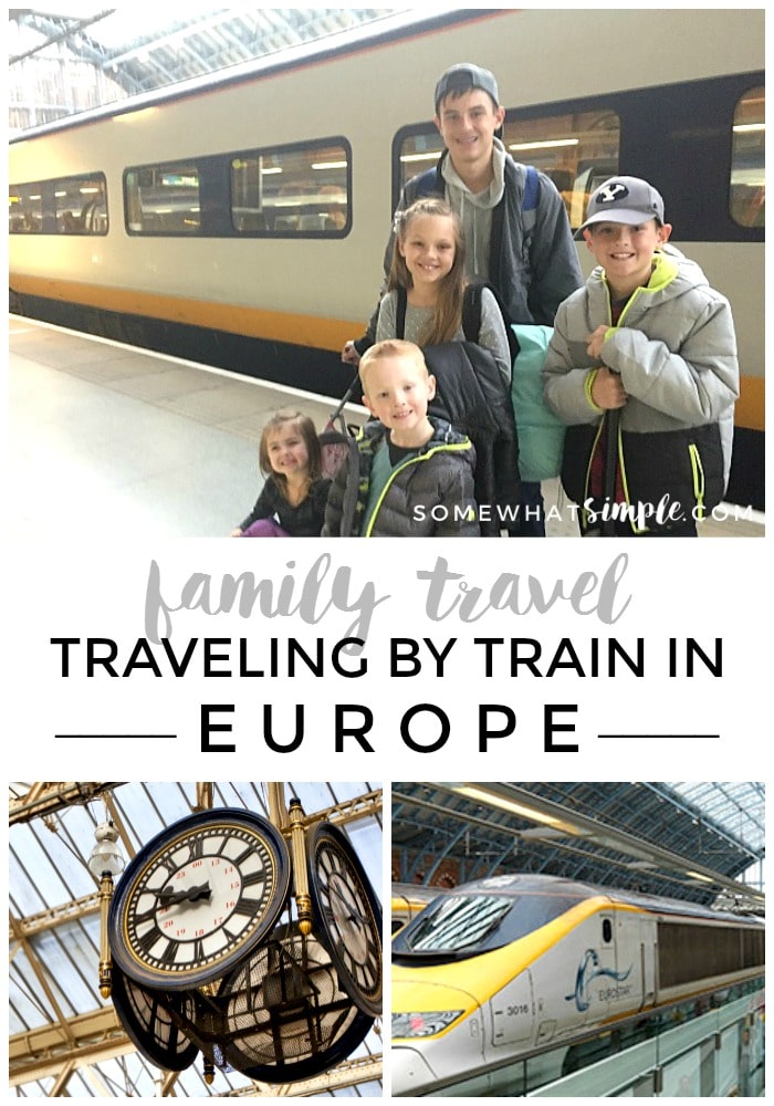 Traveling by train in Europe is the best way to get around and visit every place on your list! They're convenient, you can skip the long lines at the airport and you don't have to worry about any crazy flight delays! #traintravelineurope #traveleuropebytrain #europetraintickets #europetraintravel #trainvacationseurope via @somewhatsimple