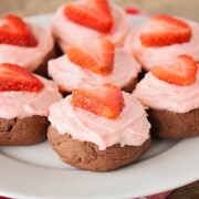 chocolate strawberry sugar cookies