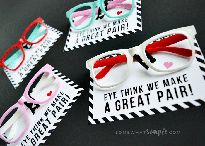 A to Z Valentine Printables @michellepaigeblogs.com Eye think we make a great pair valentines