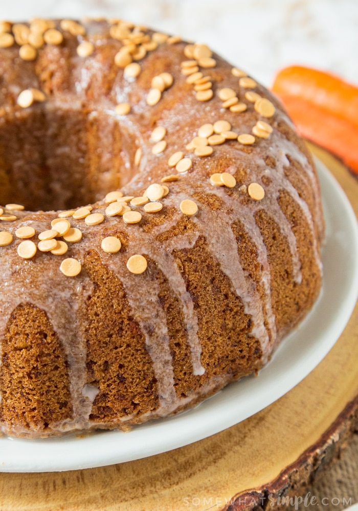 a carrot bundt cake