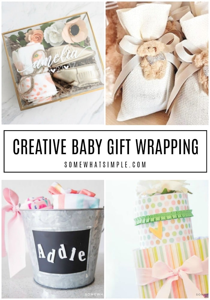 Hedendaags Creative Baby Shower Gift Wrapping Ideas | Somewhat Simple VI-51