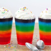 Rainbow jello