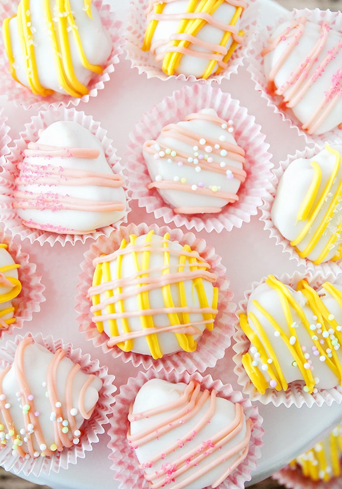 colorful truffle cookies