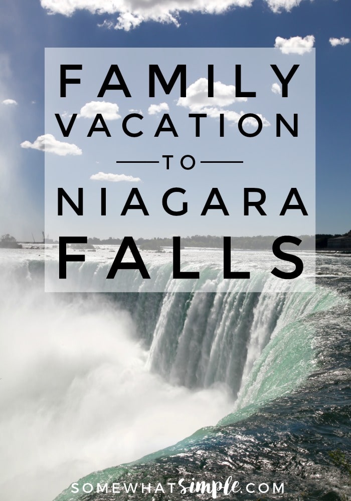 Niagara Falls is no longer just for honeymooners and convention attendees! It’s now one of the preferred travel destinations for families from around the globe. Here are some helpful tips on how to plan the perfect family vacation to Niagara Falls, Canada! #niagarafallsvacation #niagarafallsfamilyvacation #traveltips #avgeek #bucketlist #vacationidea via @somewhatsimple