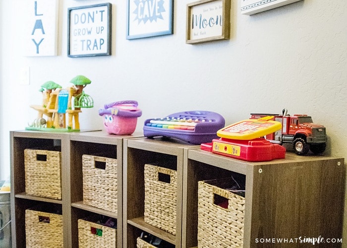 Playroom under the stairs