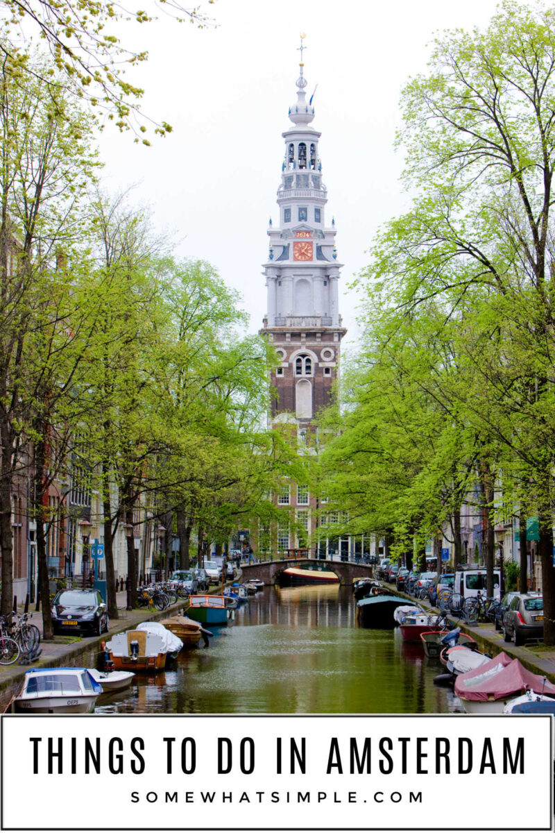 long image of the city of Amsterdam