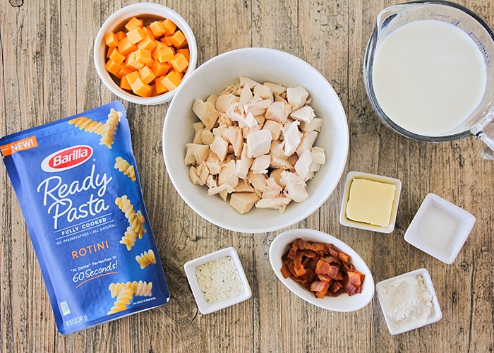 This delicious chicken bacon ranch pasta is ready in just 15 minutes and so easy to make! Plus, check out our three favorite tips to make mealtime easier!