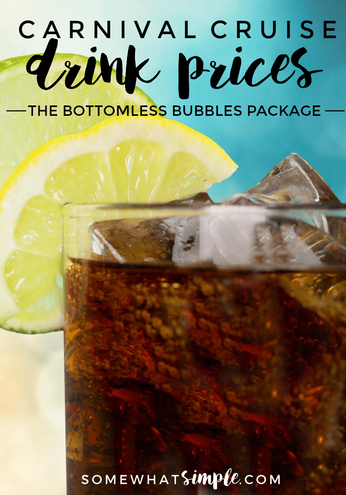 Everything you need to know about Carnival Cruises Bottomless Bubbles Drink Package  Lemonade & milk are included in your cruise fare, but what about sodas & juices? All of your questions are answered here via @somewhatsimple