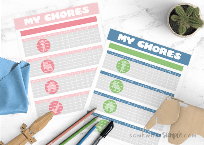 chore charts for kids