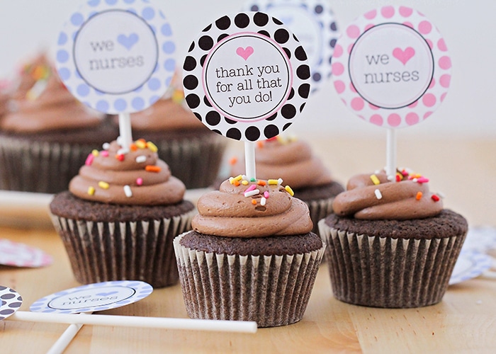 Free Printable Birthday Cupcake Toppers - Make Life Lovely