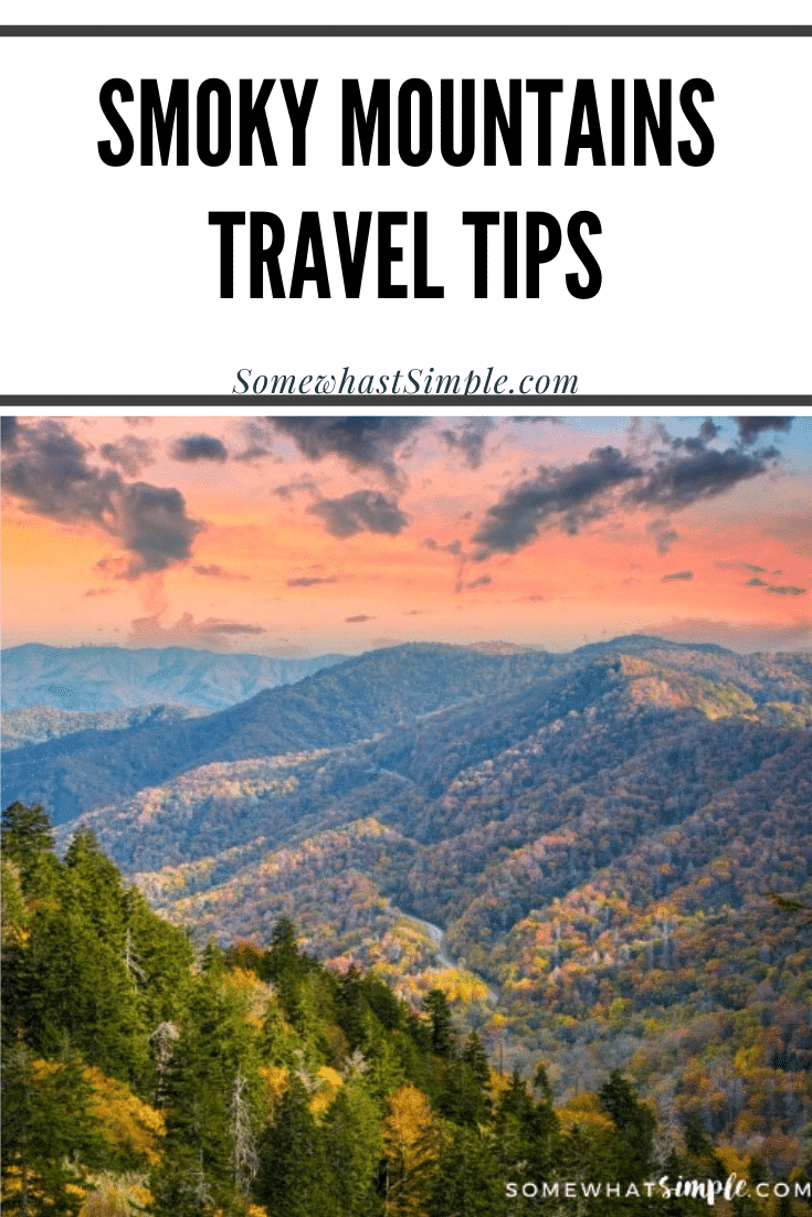 If you want a relaxing, peaceful, and gorgeous vacation, you should definitely check out the Smoky Mountains! They're unlike any other place you've ever visited and you'll create priceless memories. These are the top things to do while you're there to make your trip a vacation of a lifetime! #smokymountains #thingstodosmokymountains #visitingthesmokymountains #traveltips #ustravel via @somewhatsimple