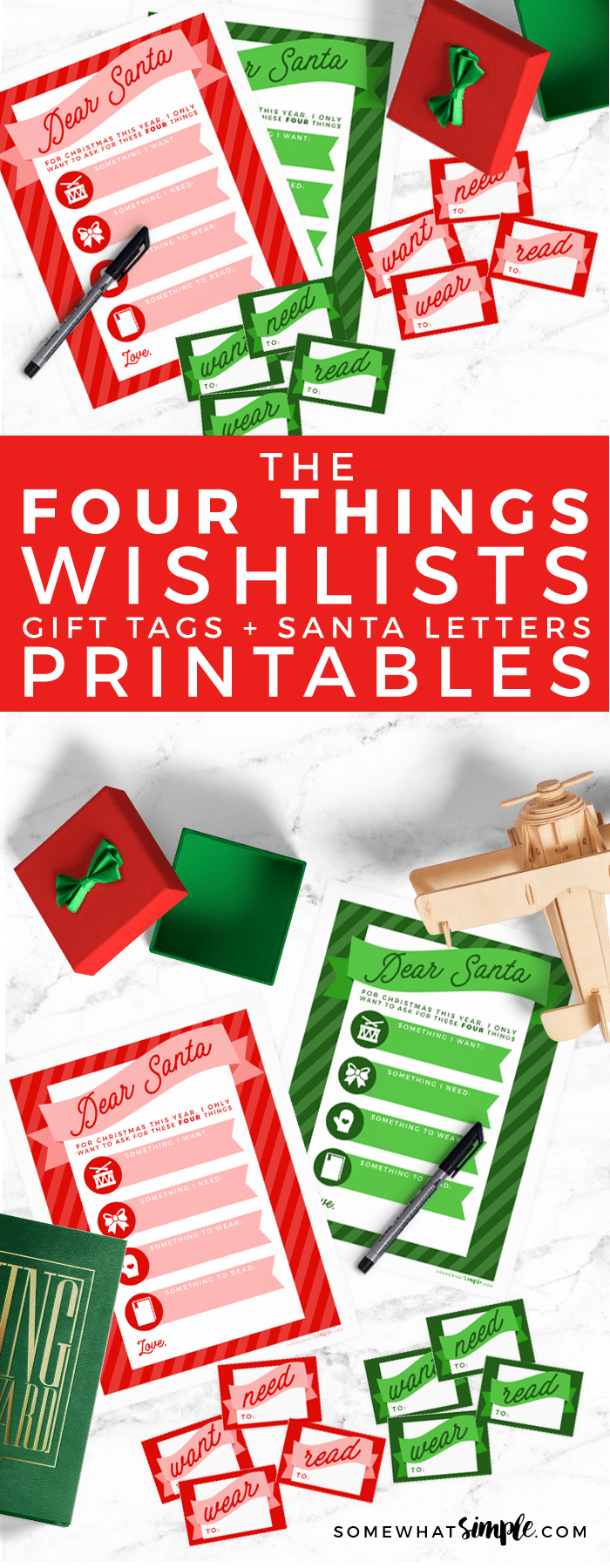 free christmas wish list santa letters and gift tag printables
