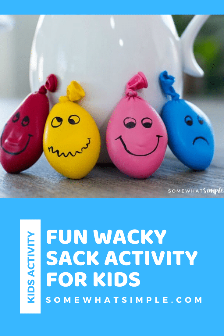 Wacky Sacks are DIY stress balls that are easy to make and provide my kids with HOURS of enjoyment!  These homemade stress balls are made using regular balloons and Play-Doh and are a fun project my kids always love to make. #howtomakeastressball #diystressball #homemadestressball #howtomakeastressballwithaballoon #stressballsforkids via @somewhatsimple