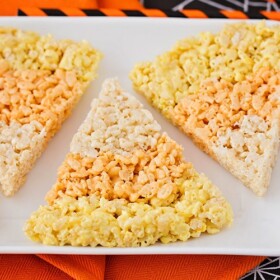 candy corn rice crispy treats