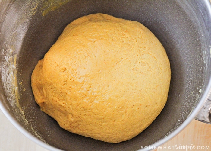 a ball of bread dough