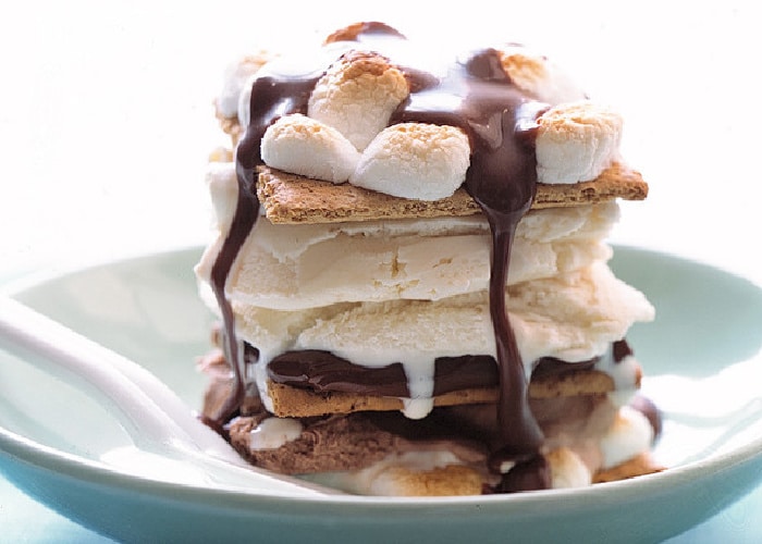 smores sundae from martha stewert