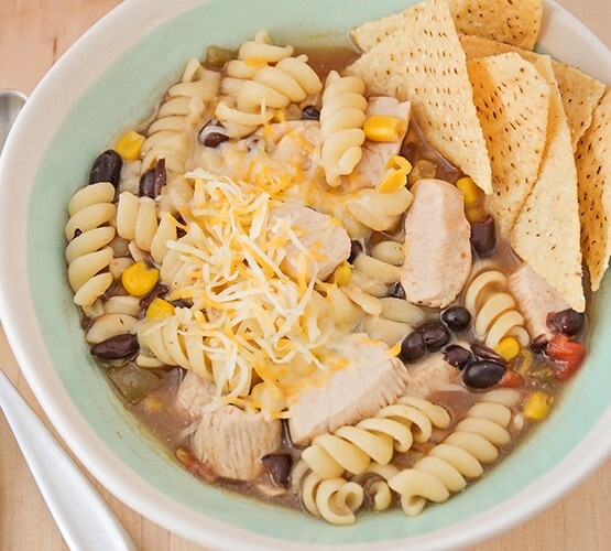 Southwest Chicken Noodle Soup