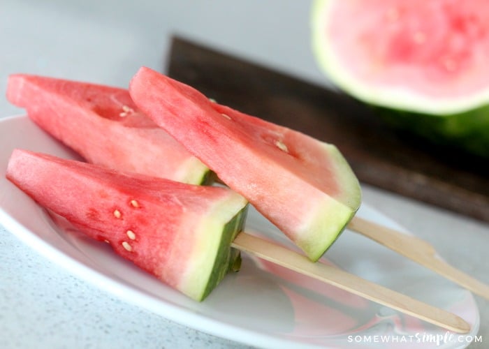 Watermelon on a Stick - Summer Snack