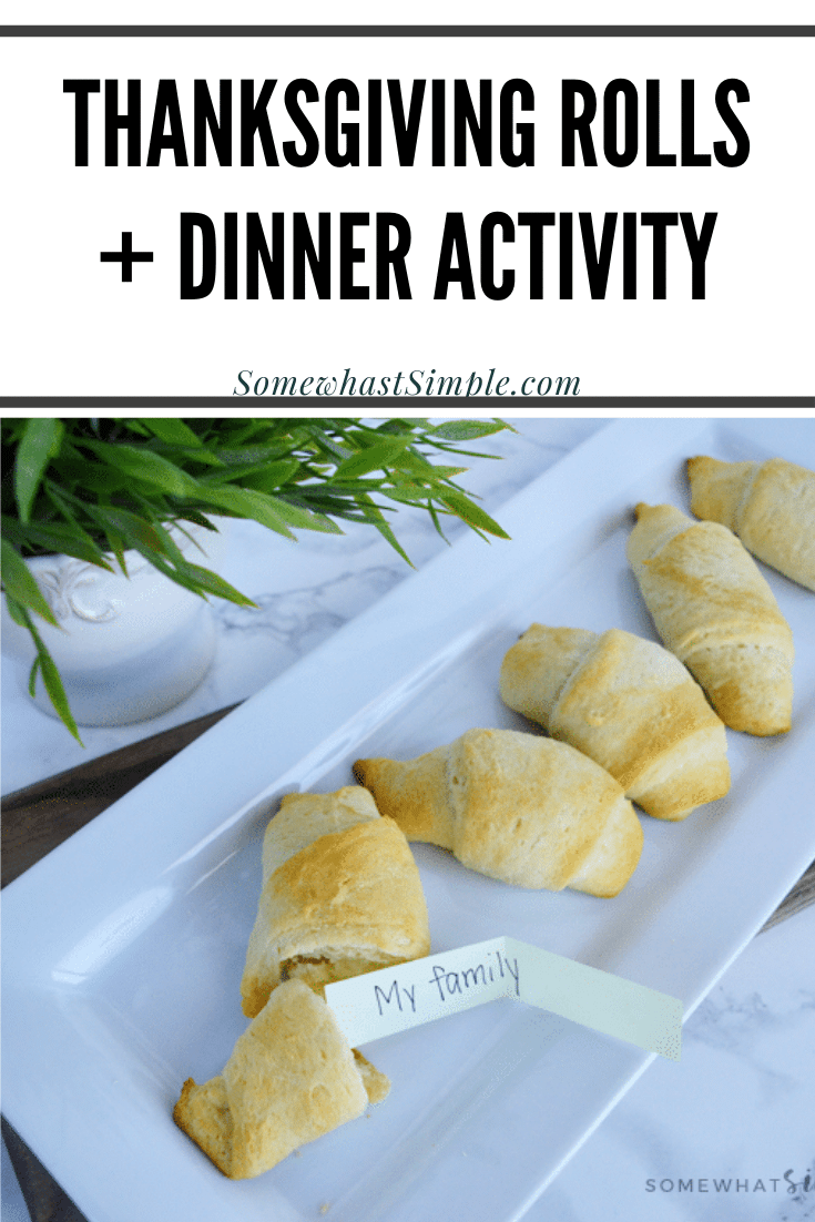 Thankful Thanksgiving Rolls are a delicious way to share your gratitude this holiday season! Here are 3 ways to make them! via @somewhatsimple