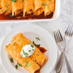 red enchiladas