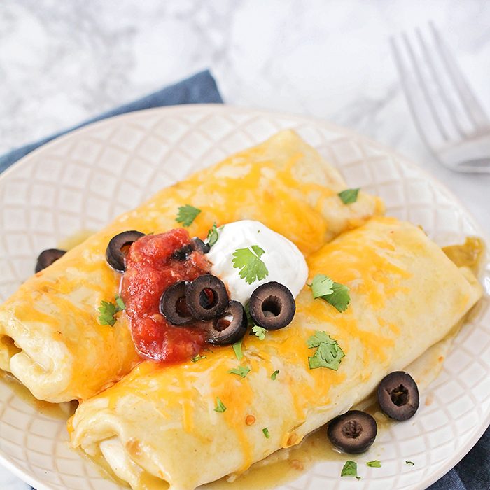 Green Chicken Enchiladas