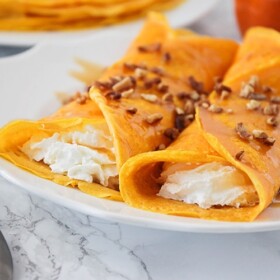 pumpkin crepes