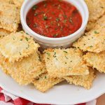 Plated Toasted Ravioli