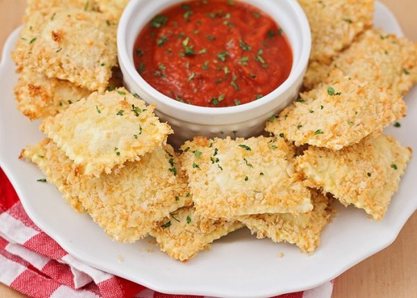 Toasted Ravioli (Baked, not Fried)