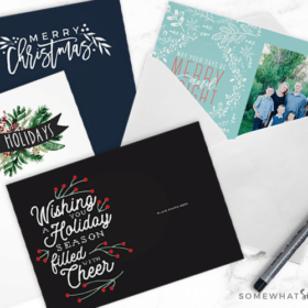 free Christmas card templates tutorial