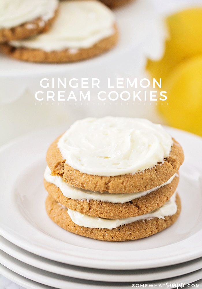 Lemon Cream Ginger Cookies Recipe