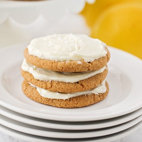 Ginger Cookies Recipe with Lemon Cream Somewhat Simple