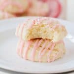 Peppermint Cheesecake Cookies